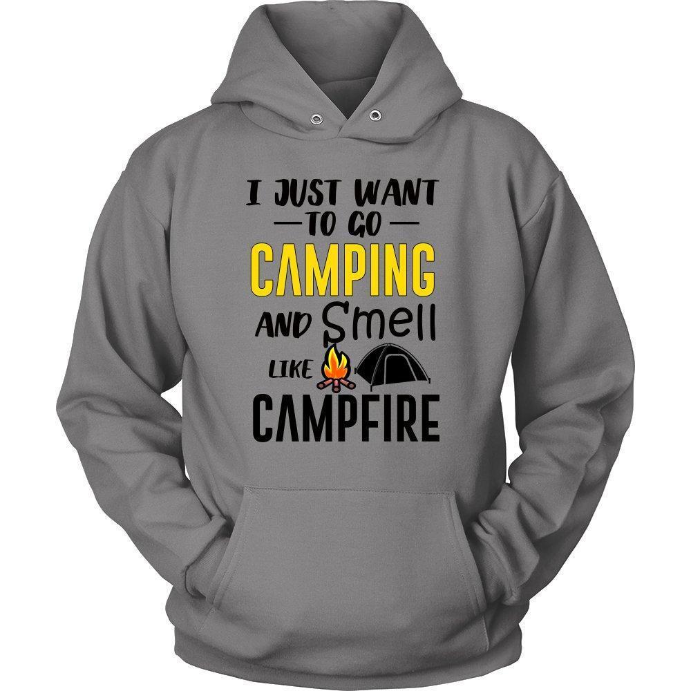 'I Just Want To Go Camping..' Unisex Hoodie-KaboodleWorld