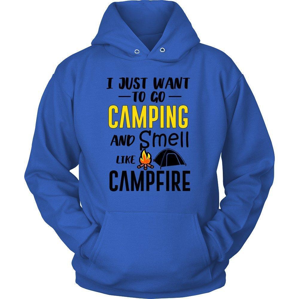 'I Just Want To Go Camping..' Unisex Hoodie-KaboodleWorld