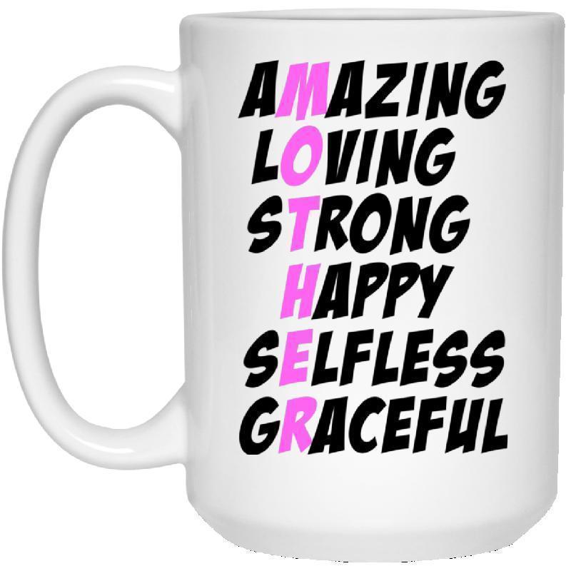 Mother Words 15 oz. White Mug-KaboodleWorld