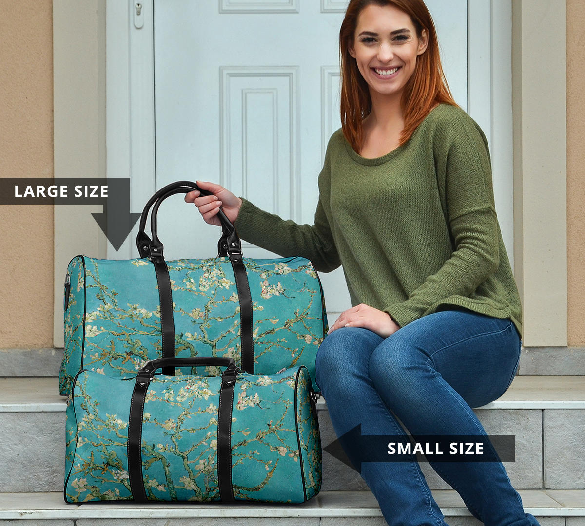 Van Gogh Almond Blossom Travel Bag-KaboodleWorld