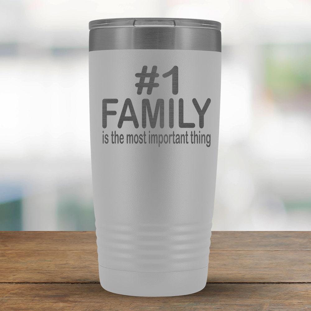 #1 Family is the most important thing - 20oz Tumbler-KaboodleWorld