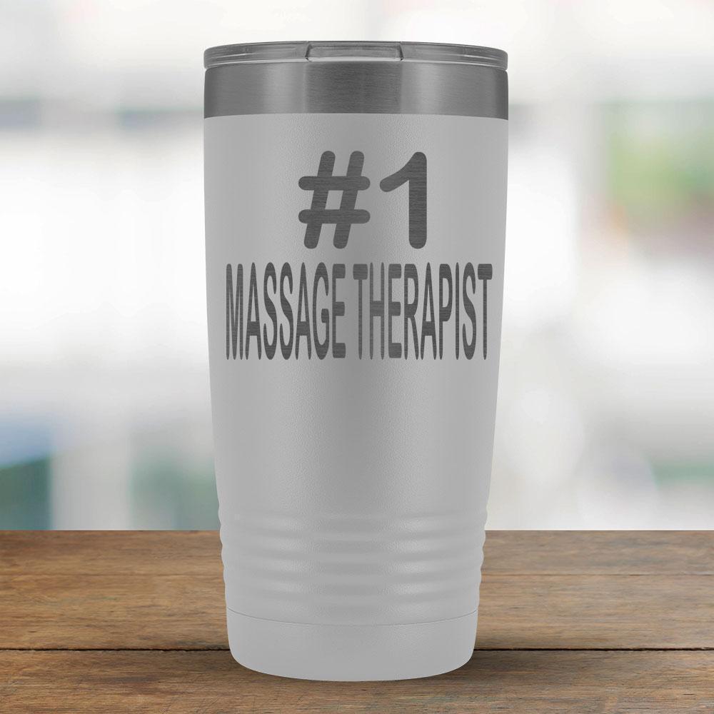 #1 Massage Therapist - 20oz Tumbler-KaboodleWorld