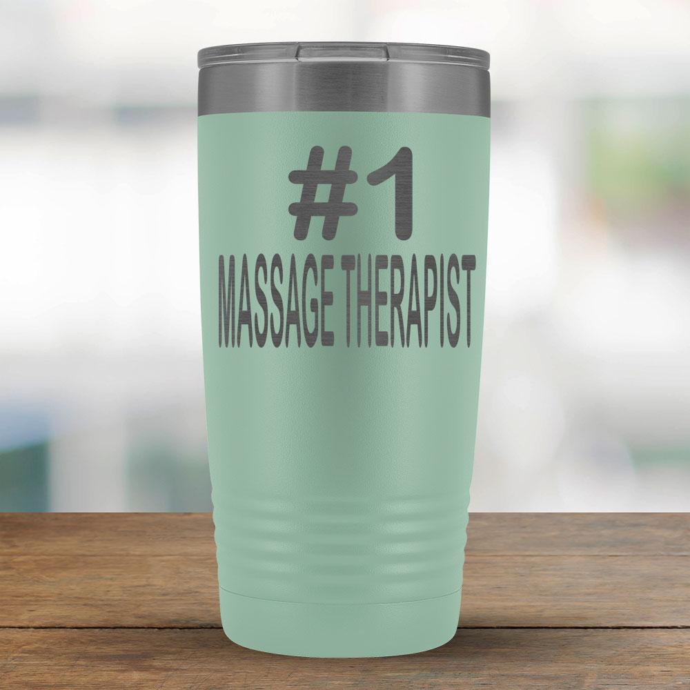 #1 Massage Therapist - 20oz Tumbler-KaboodleWorld