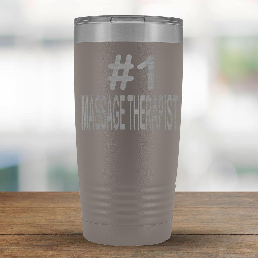 #1 Massage Therapist - 20oz Tumbler-KaboodleWorld