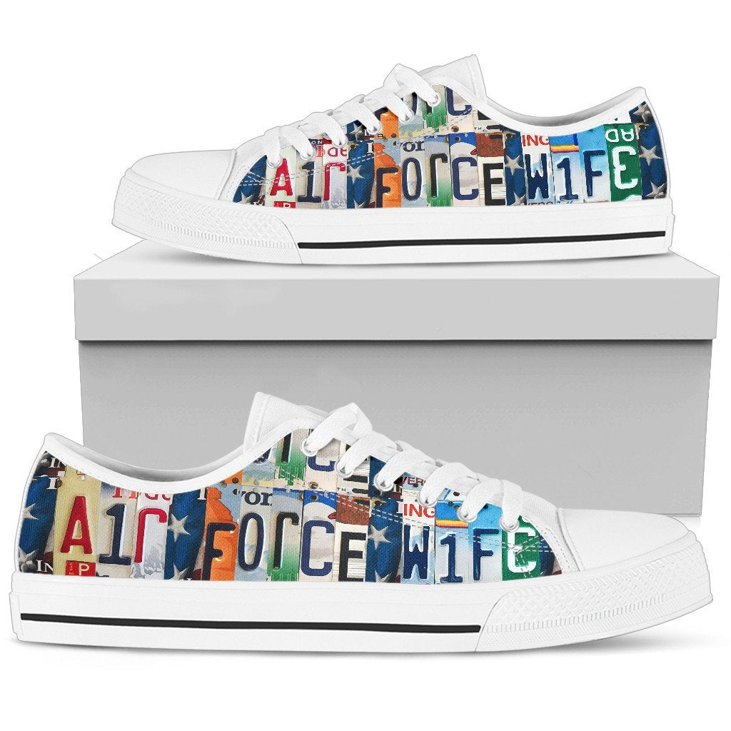 Air Force Wife Low Top Shoes-KaboodleWorld