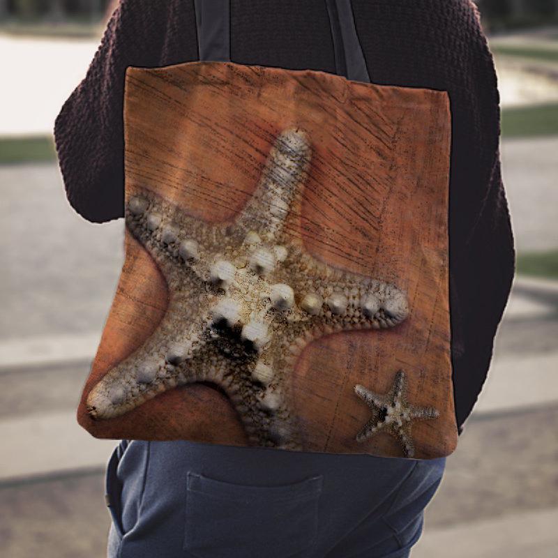 Armored Starfish-Cotton Tote-KaboodleWorld