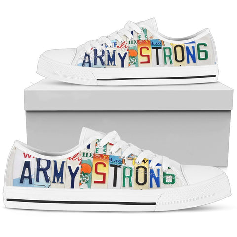 Army Strong Low Top Shoes - Women-KaboodleWorld