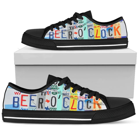 Beer O Clock Low Top Shoes-KaboodleWorld