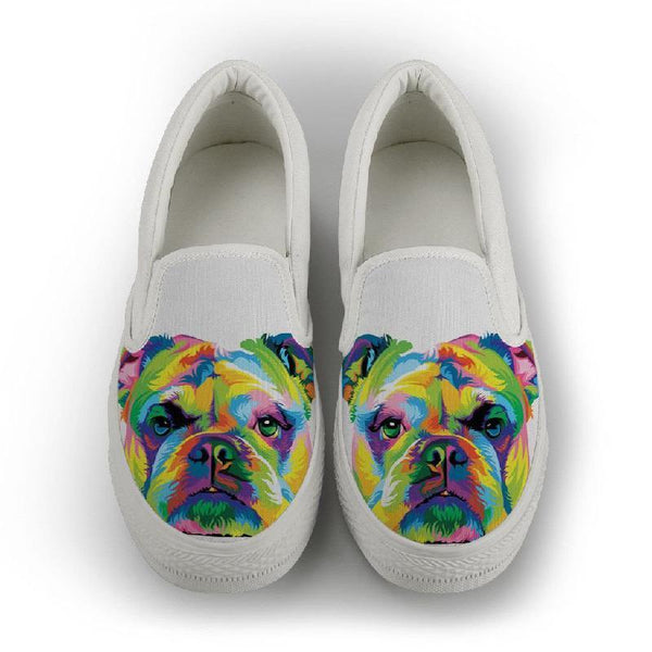 Bulldog Slip-on Shoes Women-KaboodleWorld