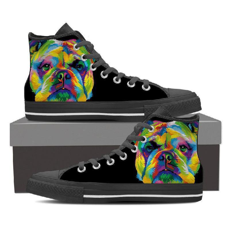 Bulldog Women High Top Shoes-KaboodleWorld