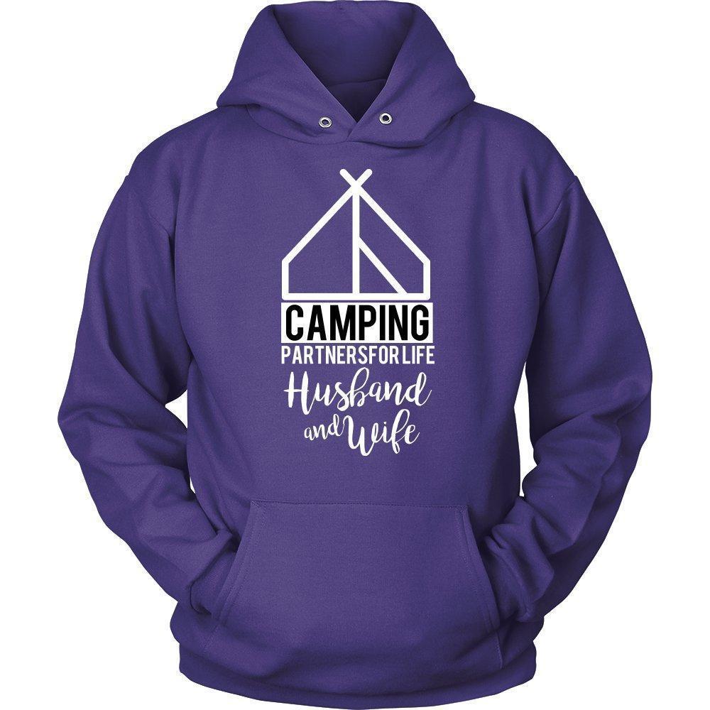 'Camping Partners for Life' Unisex Hoodie-KaboodleWorld