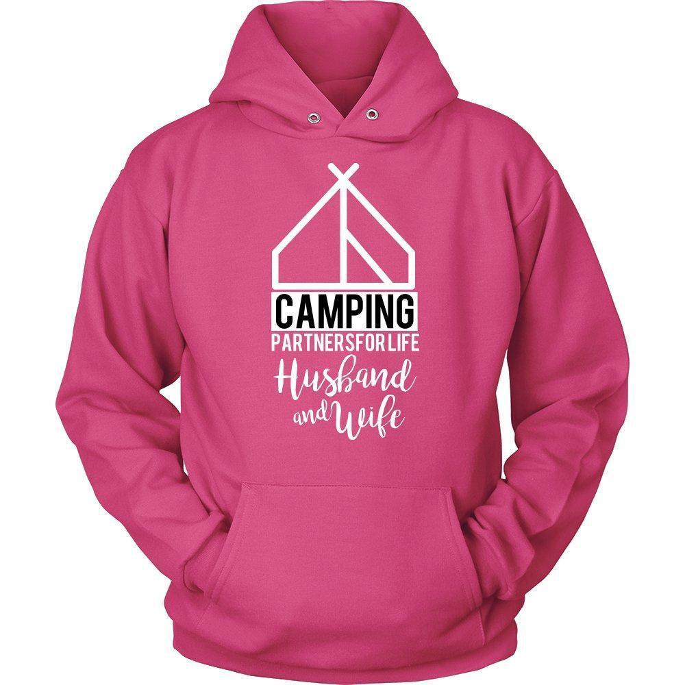 'Camping Partners for Life' Unisex Hoodie-KaboodleWorld