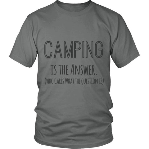 'Camping is the Answer ' T-Shirt-KaboodleWorld