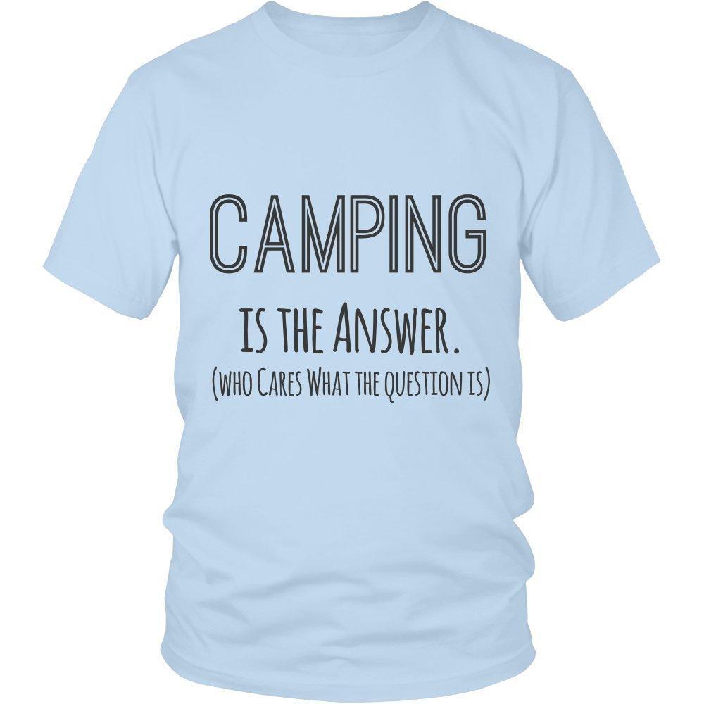 'Camping is the Answer ' T-Shirt-KaboodleWorld