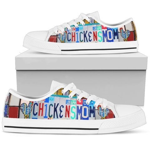 Chicken Mom Low Top Shoes-KaboodleWorld