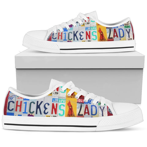 Chickens Lady Low Top Shoes-KaboodleWorld