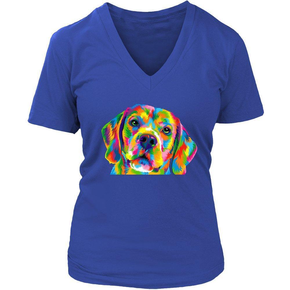Colorful Beagle Shirt-KaboodleWorld