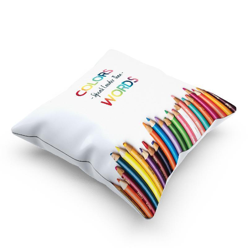 Colors Speak Louder than Words Pillow Cover-KaboodleWorld