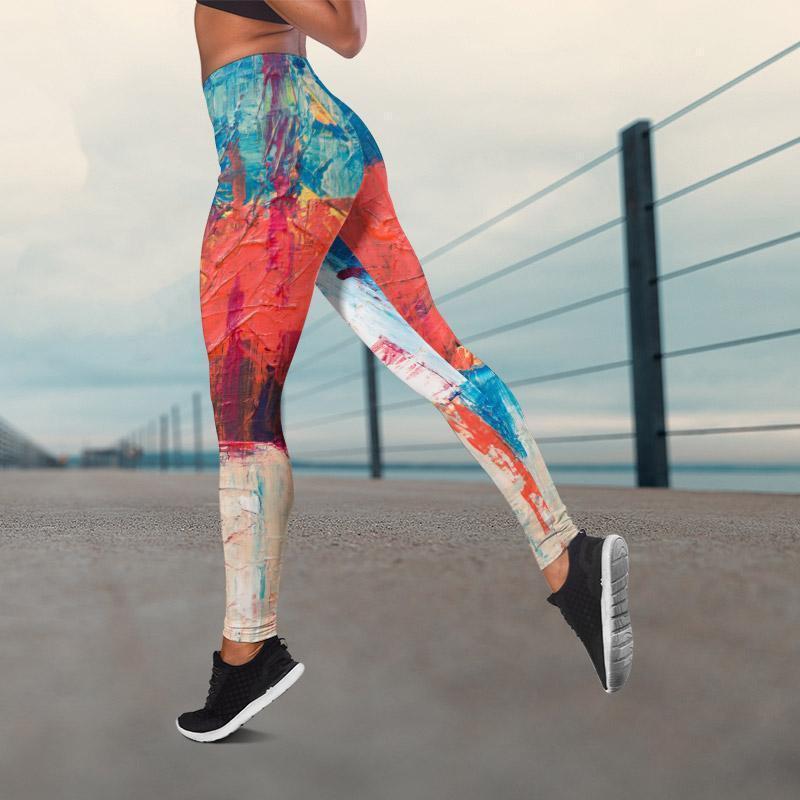 Comfy Vibrant Legging - Graffiti 19-KaboodleWorld