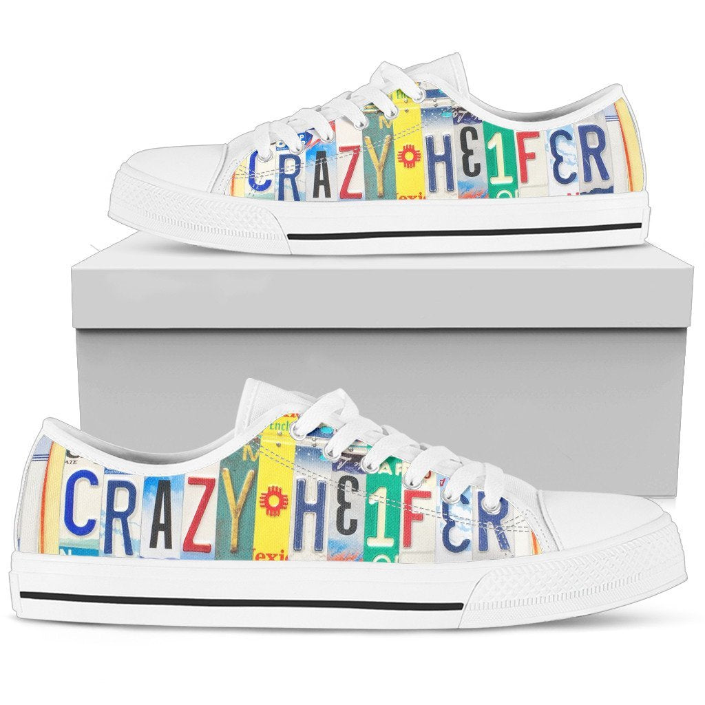 Crazy Heifer Low Top Shoes-KaboodleWorld
