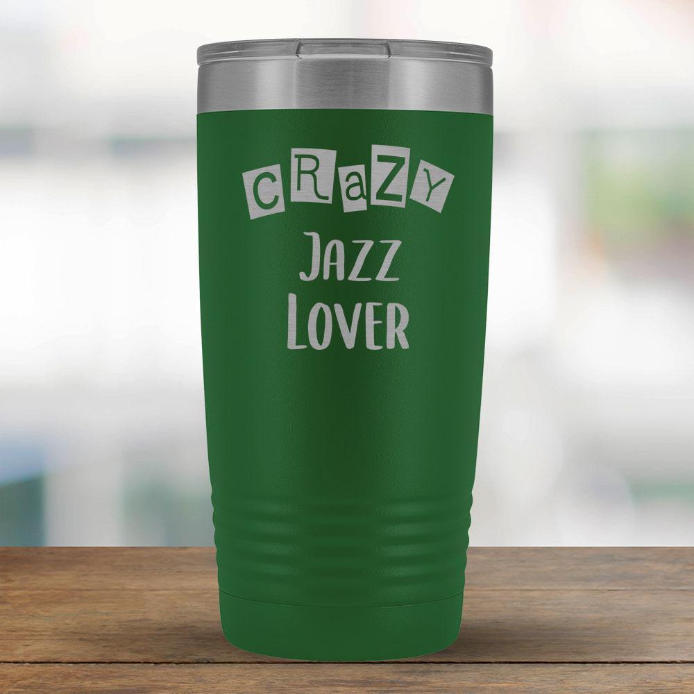 Crazy Jazz Lover - 20oz Tumbler-KaboodleWorld