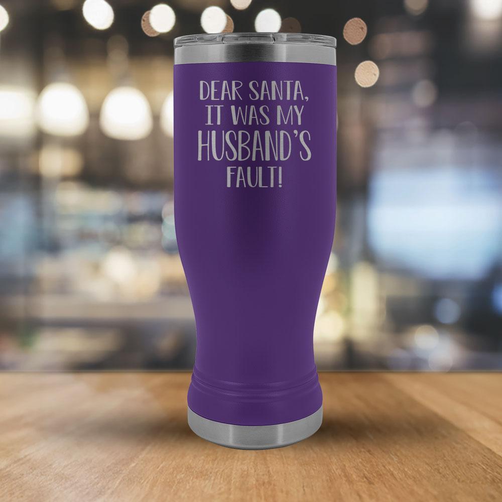 Dear Santa it was my Husband's Fault - 20oz Boho Tumbler-KaboodleWorld
