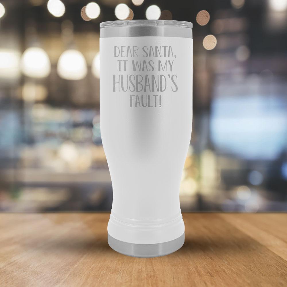 Dear Santa it was my Husband's Fault - 20oz Boho Tumbler-KaboodleWorld