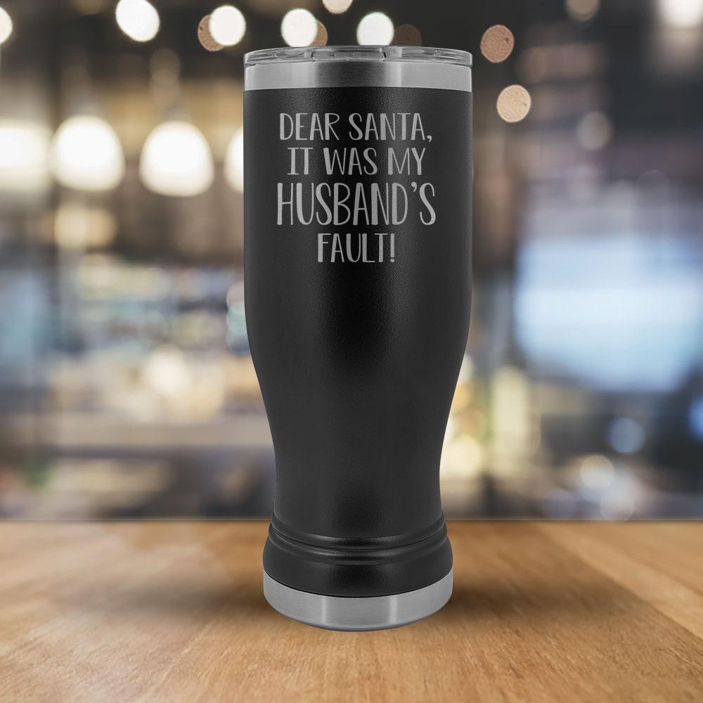 Dear Santa it was my Husband's Fault - 20oz Boho Tumbler-KaboodleWorld