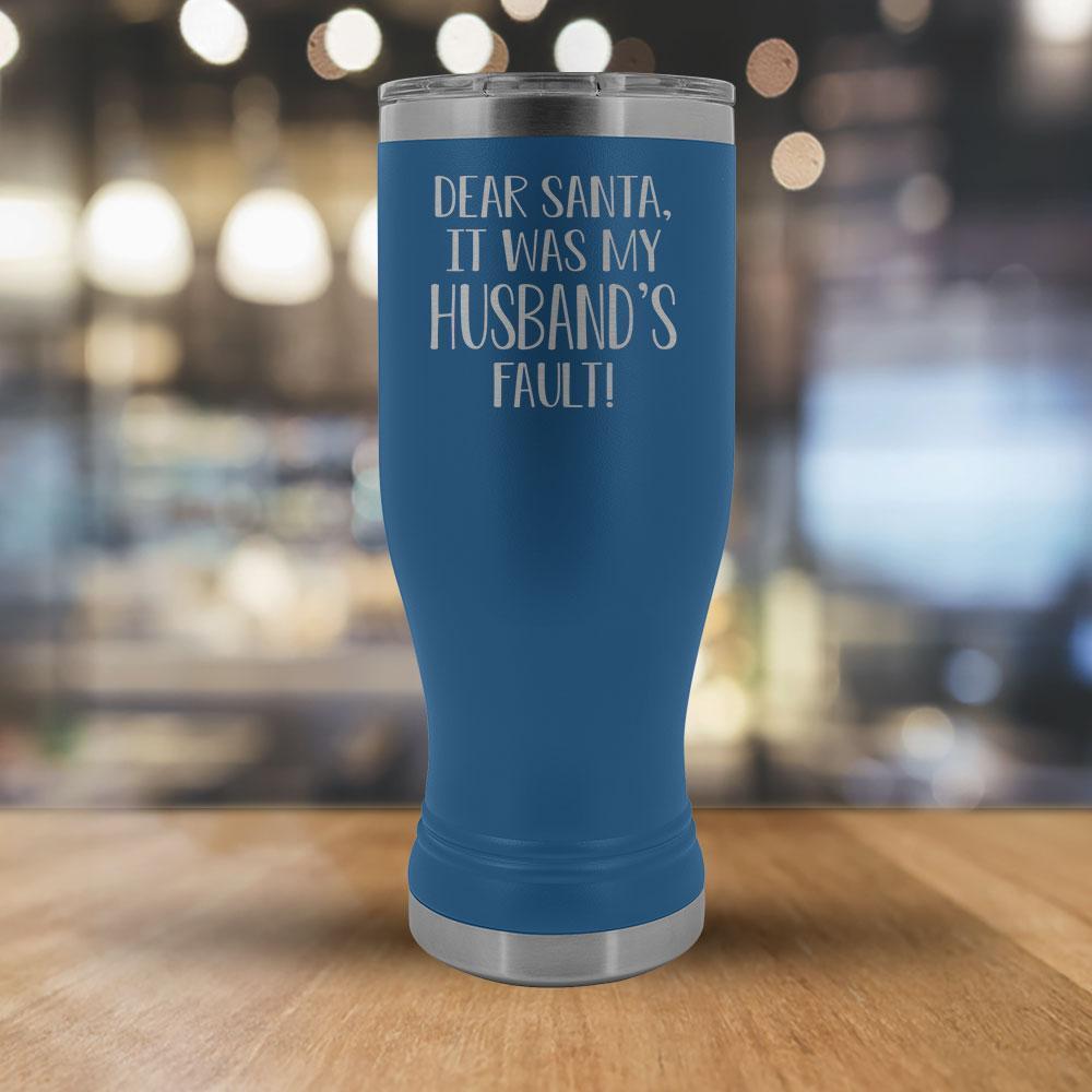Dear Santa it was my Husband's Fault - 20oz Boho Tumbler-KaboodleWorld