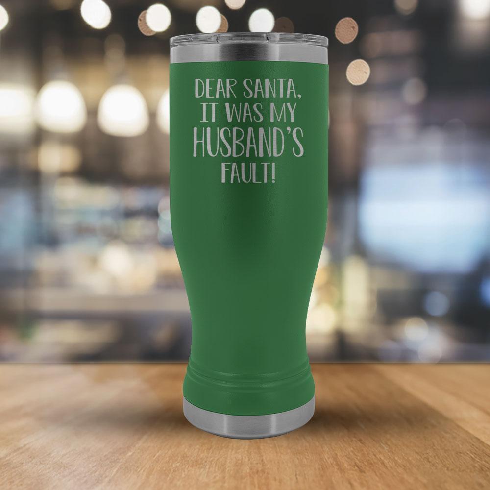 Dear Santa it was my Husband's Fault - 20oz Boho Tumbler-KaboodleWorld