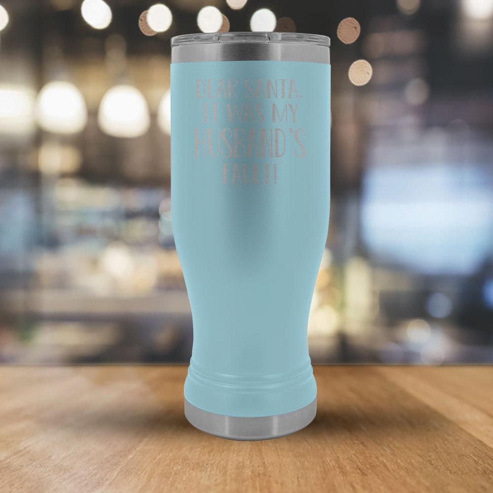 Dear Santa it was my Husband's Fault - 20oz Boho Tumbler-KaboodleWorld