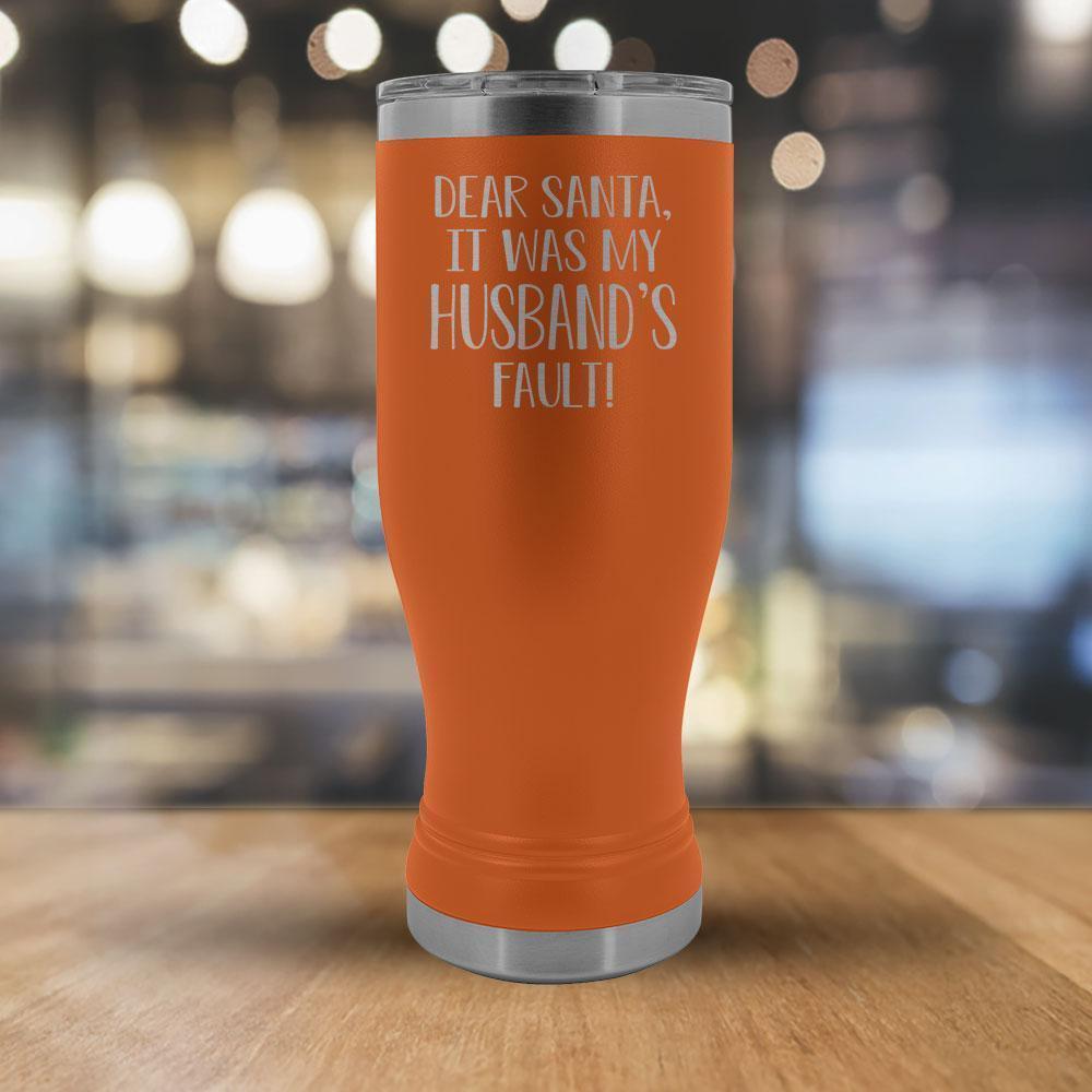 Dear Santa it was my Husband's Fault - 20oz Boho Tumbler-KaboodleWorld