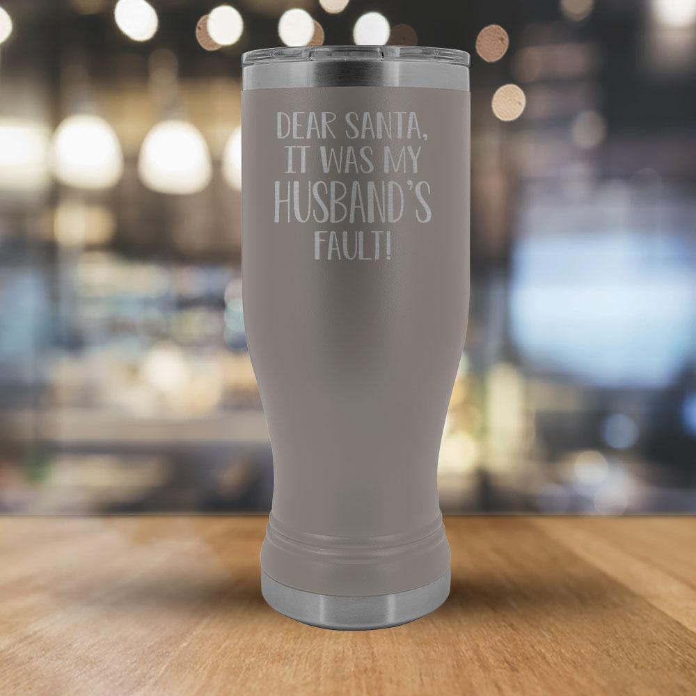 Dear Santa it was my Husband's Fault - 20oz Boho Tumbler-KaboodleWorld