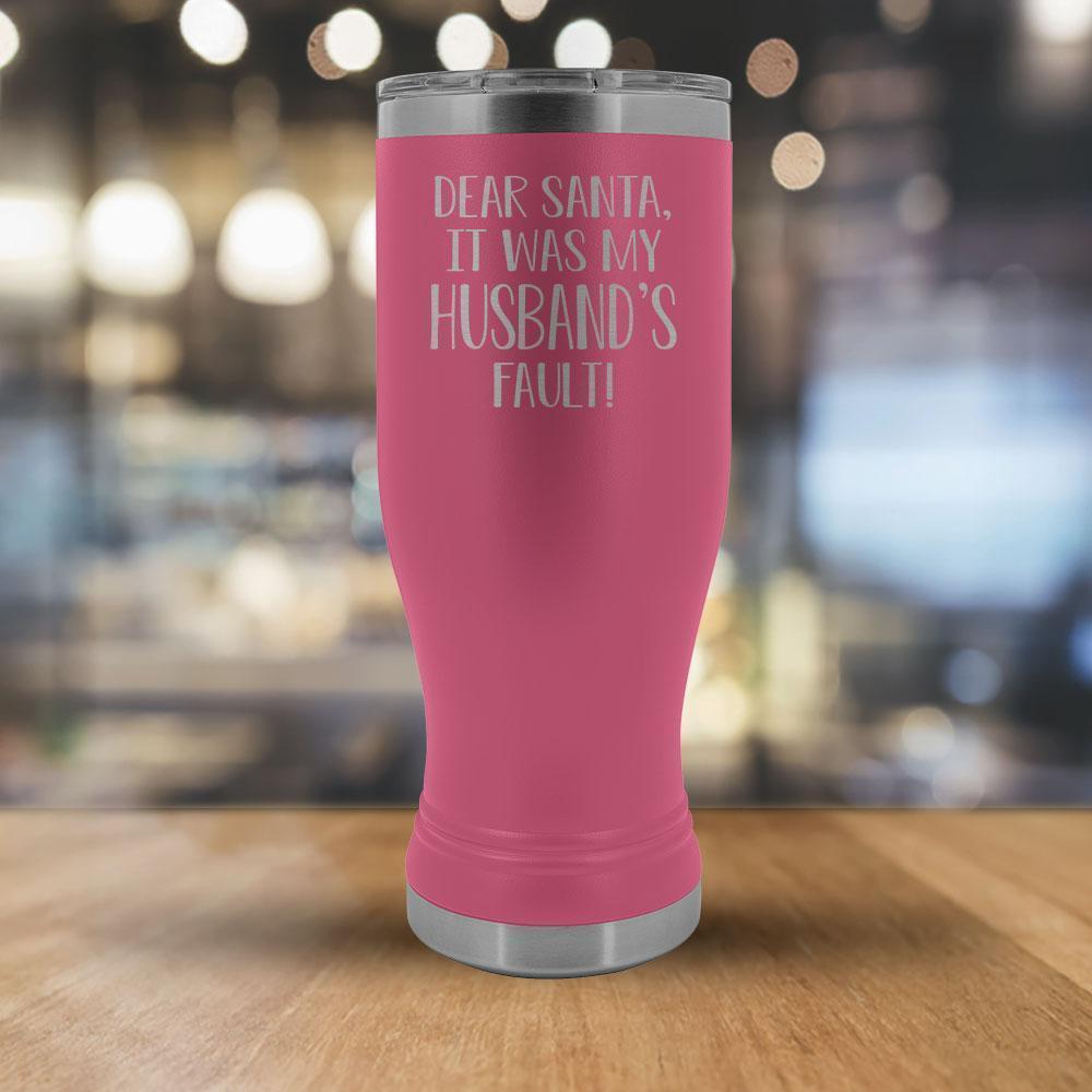 Dear Santa it was my Husband's Fault - 20oz Boho Tumbler-KaboodleWorld