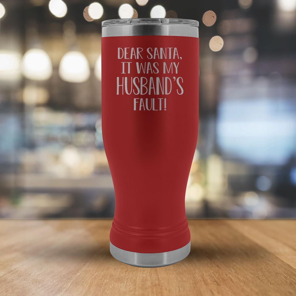 Dear Santa it was my Husband's Fault - 20oz Boho Tumbler-KaboodleWorld