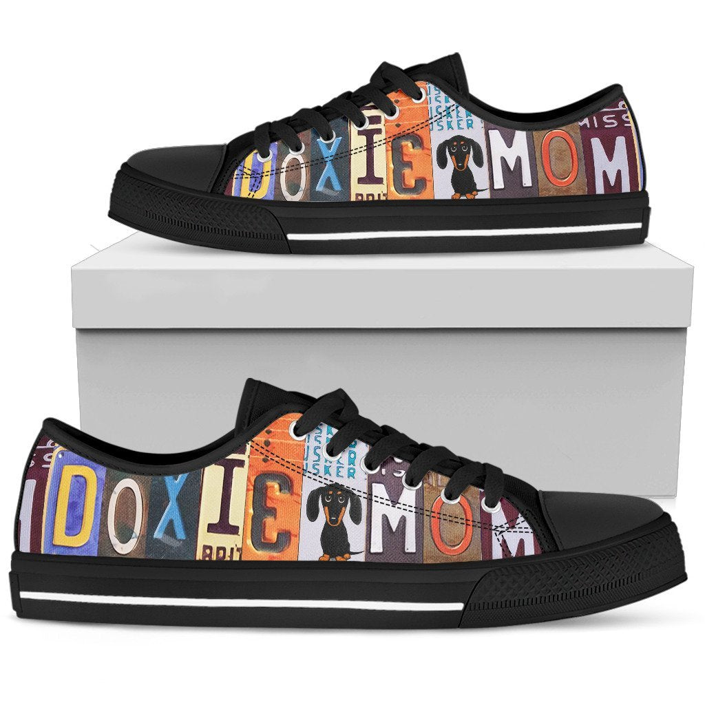 Doxie Mom Low Top Shoes-KaboodleWorld