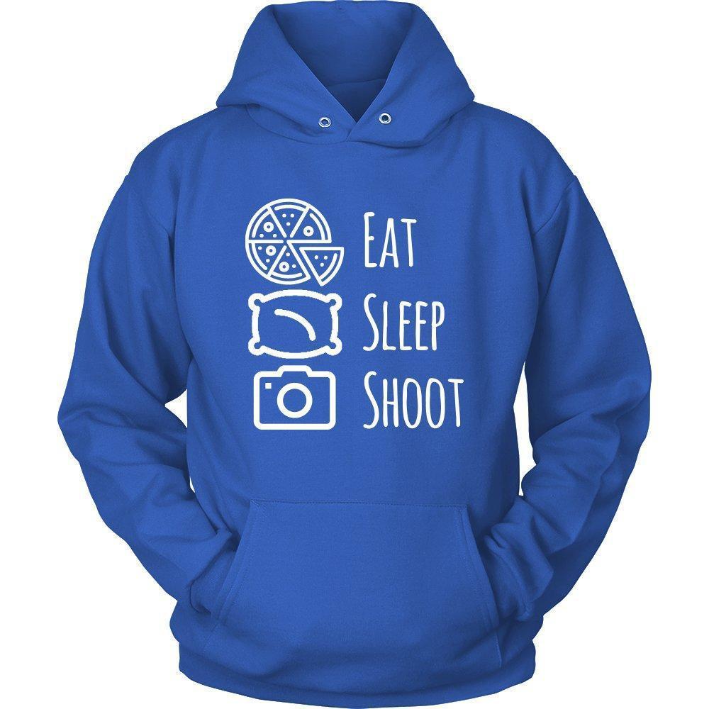 'Eat Sleep Shoot' Unisex Hoodie-KaboodleWorld