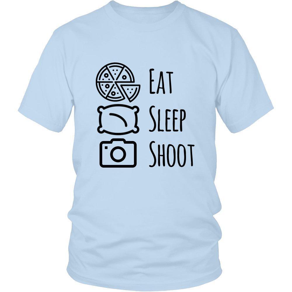 'Eat Sleep Shoot' Unisex T-Shirt-KaboodleWorld