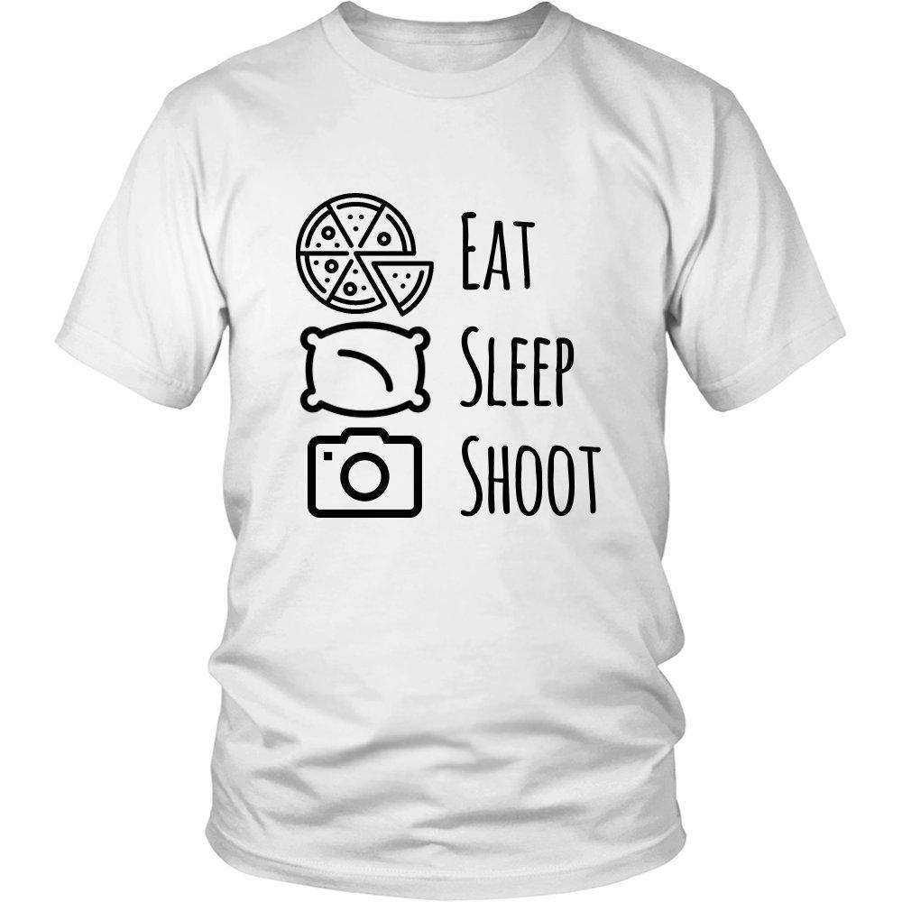 'Eat Sleep Shoot' Unisex T-Shirt-KaboodleWorld