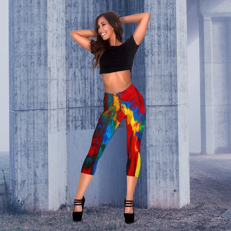 Fashionable Comfy Vibrant Capris - Model 15-KaboodleWorld