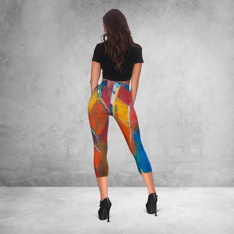 Fashionable Comfy Vibrant Capris - Model 16-KaboodleWorld