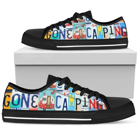 Gone Camping Low Top Shoes for Men-KaboodleWorld