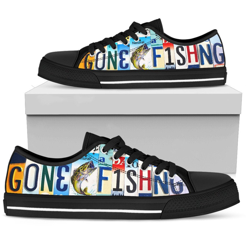 Gone Fishing Low Top Shoe-KaboodleWorld