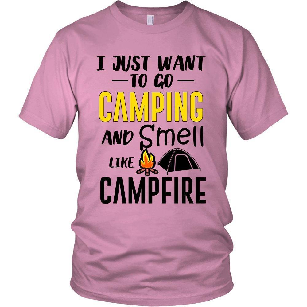 I Just Want To Go Camping and Smell Like Campfire Unisex Shirt-KaboodleWorld
