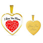 I Love You More - Luxury Necklace with Heart Pendant-KaboodleWorld
