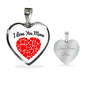 I Love You More - Luxury Necklace with Heart Pendant-KaboodleWorld