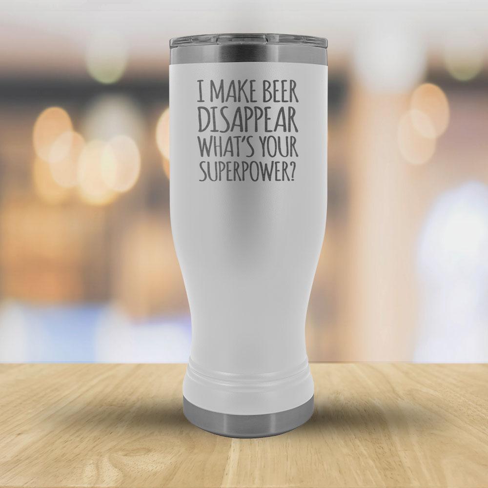 I Make Beer Disappear What's Your Superpower - 20oz boho tumbler-KaboodleWorld