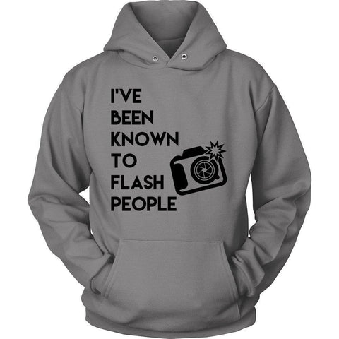 'I've Been Known to Flash People' Unisex Hoodie-KaboodleWorld