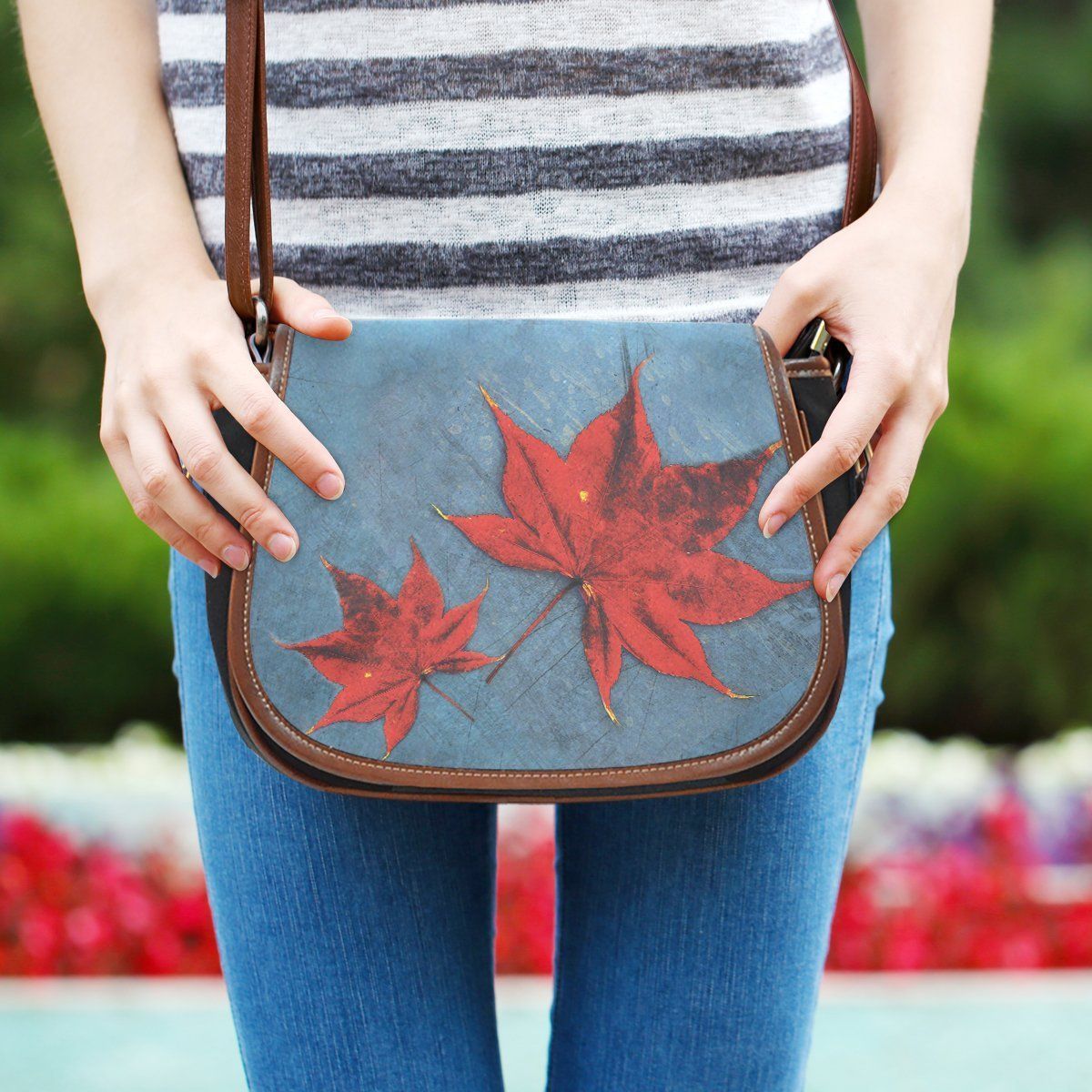 Japanese Maple Saddle Bag-KaboodleWorld