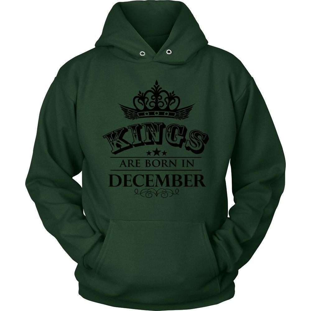 Kings are Born in December Unisex Hoodie-KaboodleWorld